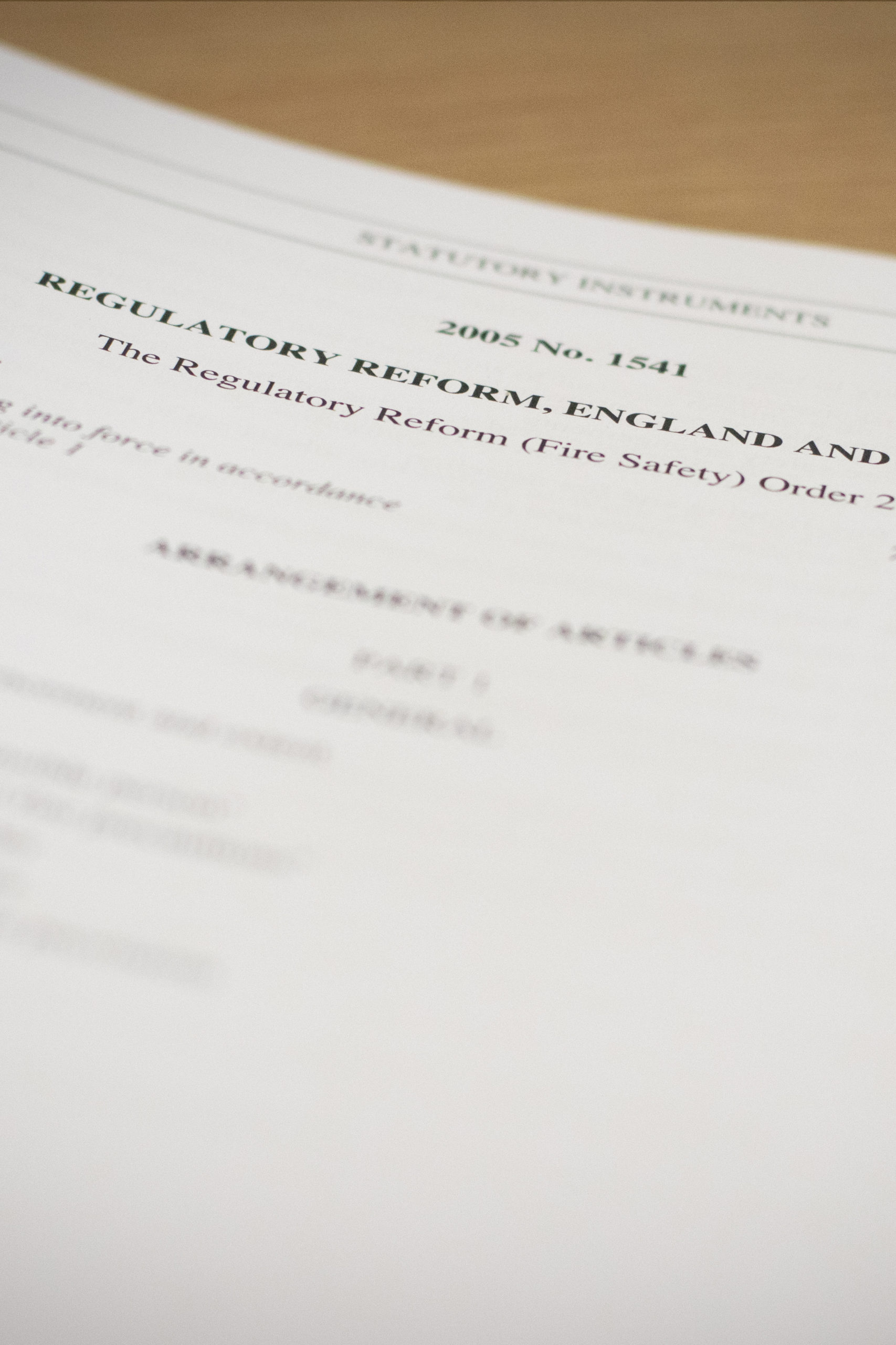 Regulatory Reform Order